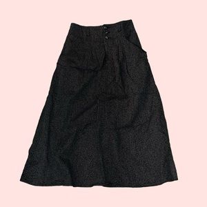Long black skirt